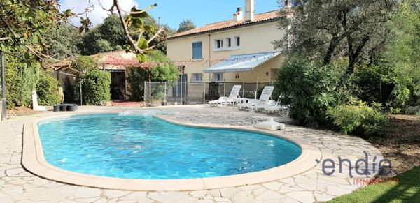 Lorgues, maison de 197m2, 5 chambres, piscine, au calme et proche du centre