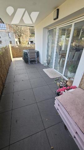SEYNOD, appartement loué type 3 au calme avec terrasse de 12m2 avec vue dégagée et garage fermé