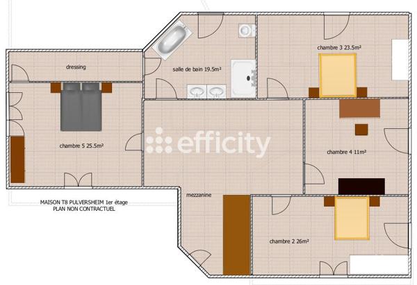 Maison 8 pièces - 209 m² Exclusivité efficity