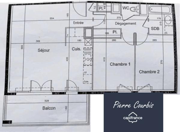 Appartement à vendre 3 pièces VENISSIEUX (69) avec BALCON