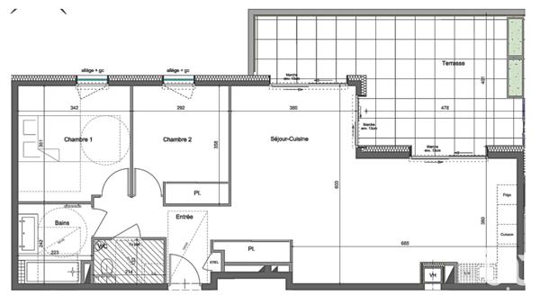 Appartement à vendre 3 pièces 76 m² Thonon-les-Bains