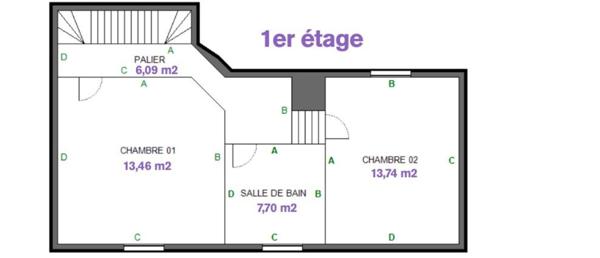 Maison rénovée, gare à 15 min à pied