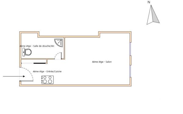 Studio à vendre 25 m² Lyon 1