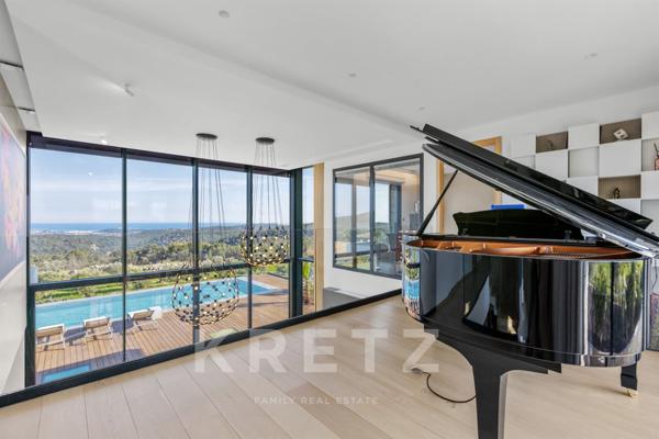 Villa contemporaine vue mer ROQUEFORT-LES-PINS