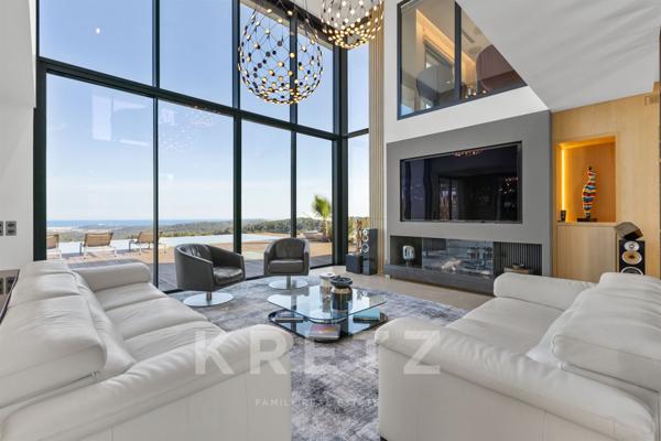 Villa contemporaine vue mer ROQUEFORT-LES-PINS