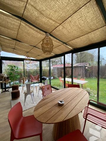 Nouveauté
CUCQ Centre 
Maison semi mitoyenne 90 m² 3 chambres avec véranda, jardin et garage