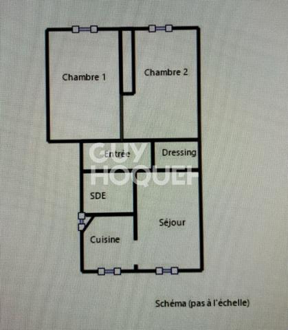 BOIS COLOMBES CENTRE/ LOCATION 3 P. 52.30 m²
