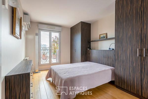 Appartement duplex en dernier étage avec grandes terrasses