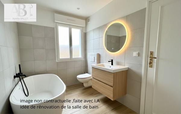 maison de ville avec jardinet en plein centre ville