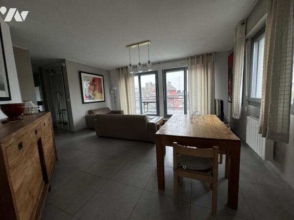 Appartement T3 avec terrasses dernier étage dans résidence de standing récente Valenciennes