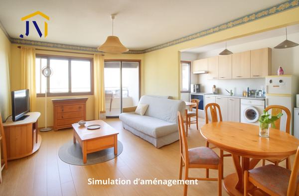 Appartement 2 pièce(s) 1 chambre(s) 53 m²