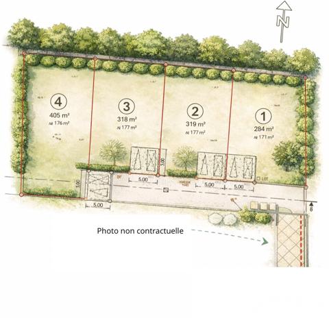 Terrain à vendre 405 m² Aureille