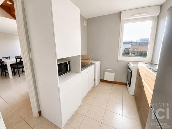 À vendre - Appartement T3 en duplex avec garage - INDRE