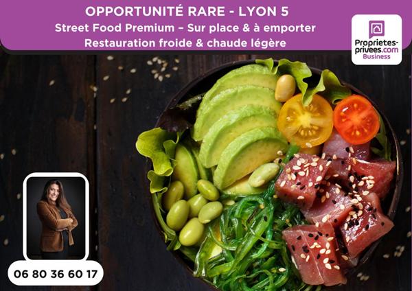 EN EXCLUSIVITÉ, 69005 LYON : Restauration froide & chaude légère - Opportunité rare