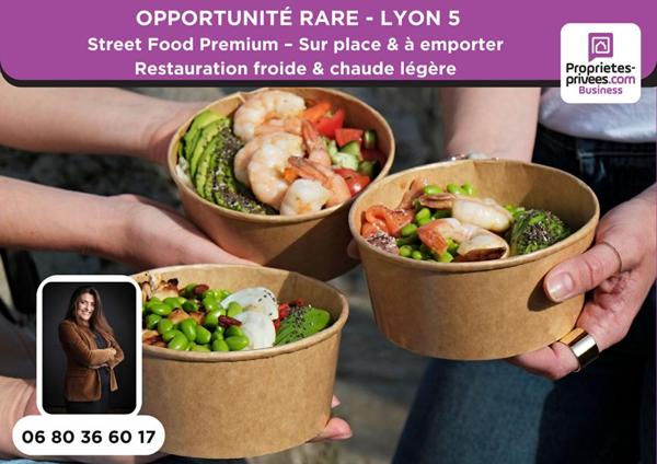 EN EXCLUSIVITÉ, 69005 LYON : Restauration froide & chaude légère - Opportunité rare