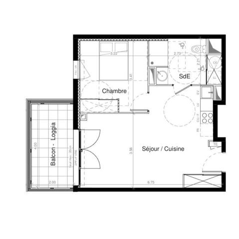 Appartement à vendre 2 pièces 45 m² Nîmes