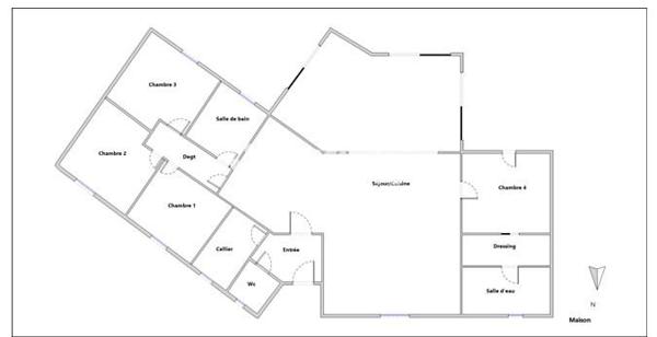 Maison 6 pièces - 133 m² Exclusivité efficity