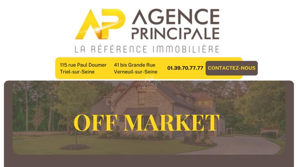 Maison Verneuil 6 pièce(s) 130 m2 €495 000 ** - Référence 1069