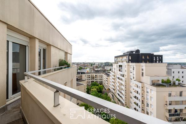 Appartement ciel et ville – Centre ville