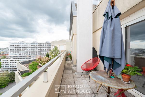 Appartement ciel et ville – Centre ville