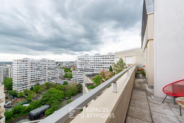 Appartement ciel et ville – Centre ville