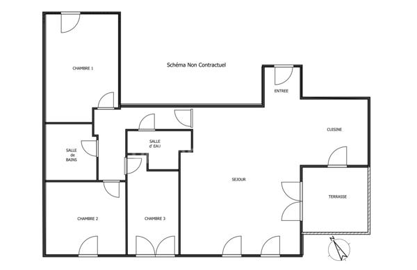 MAISONS ALFORT - 4 pièces de 99m² avec parking, cave et terrasse