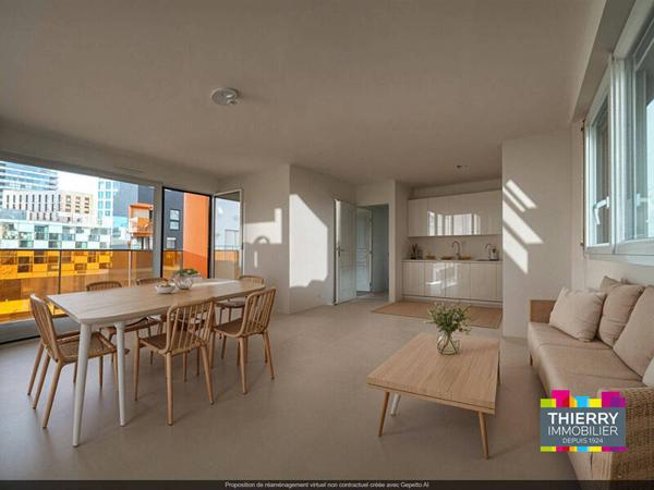 Appartement 3 pièces - 44200 Nantes -  Cité des congrès