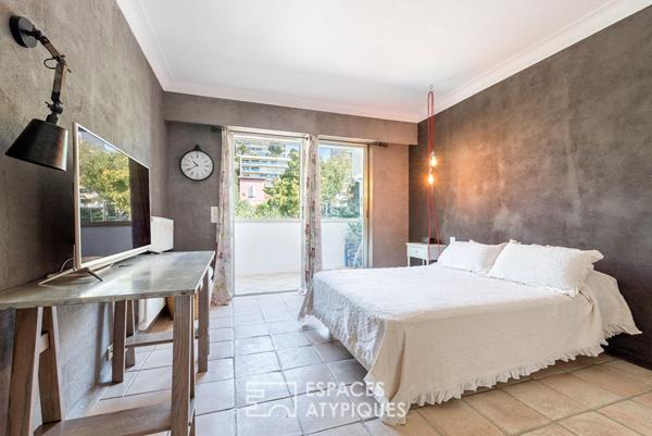 Grand T3 avec terrasse vue mer, box fermé et parking