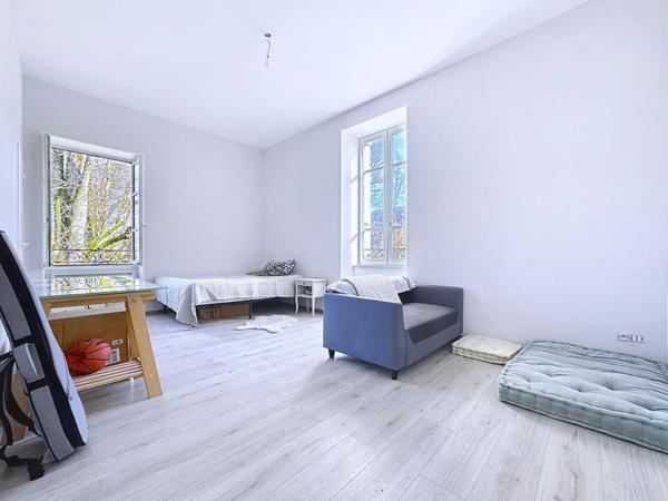 Rare : Appartement de charme dans ancien château avec parc arboré, vue sur la Sure !