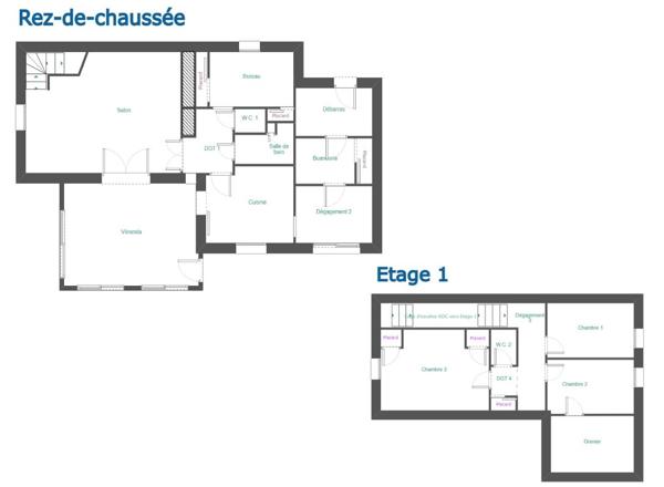 Millau (12100) Maison aux portes de Millau avec sa maisonette indépendante