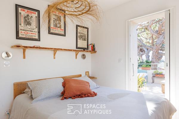 Appartement avec terrasses, garage et plage de la Capte à 100 m