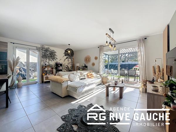 Saint-Maurice-l'Exil (38550) Maison de plain-pied, 3 chambres, 91 m2.