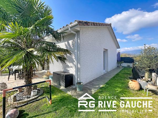 Saint-Maurice-l'Exil (38550) Maison de plain-pied, 3 chambres, 91 m2.