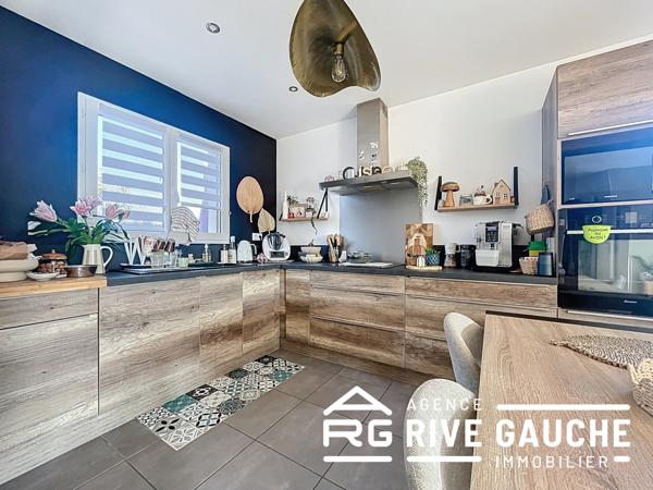 Saint-Maurice-l'Exil (38550) Maison de plain-pied, 3 chambres, 91 m2.