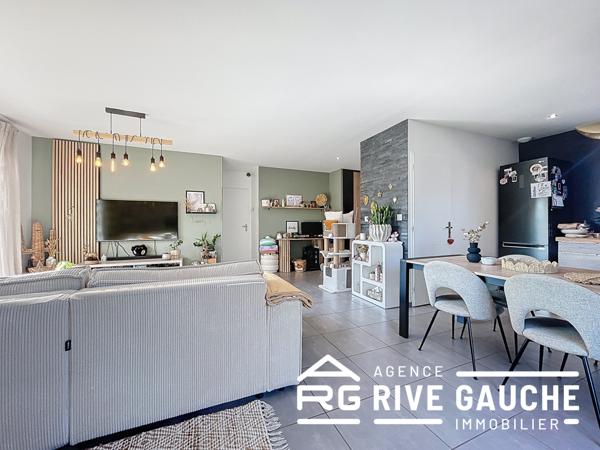 Saint-Maurice-l'Exil (38550) Maison de plain-pied, 3 chambres, 91 m2.