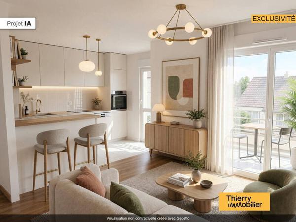 Appartement 2 pièces                                        - 44300 Nantes - Doulon - Vieux Doulon Réf : 123960