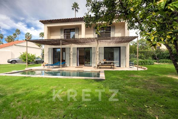 Villa neuve dans un écrin de verdure au Cap d'Antibes
