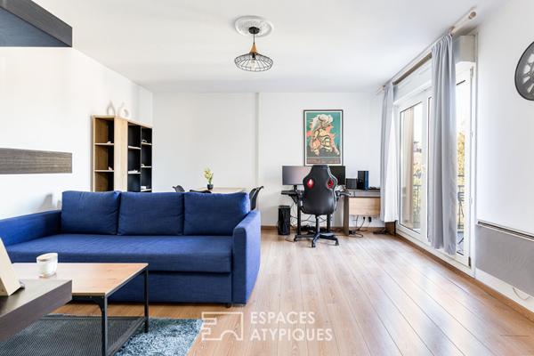 Appartement en dernier étage avec balcon et parking à Toulouse