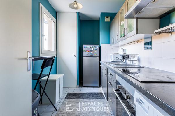 Appartement en dernier étage avec balcon et parking à Toulouse