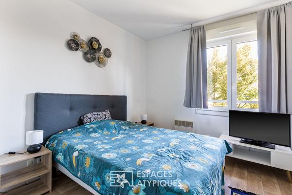Appartement en dernier étage avec balcon et parking à Toulouse