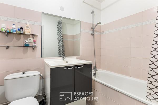 Appartement en dernier étage avec balcon et parking à Toulouse