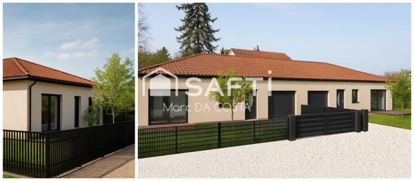 Maison neuve 2026, 90m2+garage, frais de notaire réduits