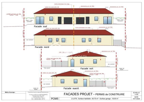 Maison neuve 2026, 90m2+garage, frais de notaire réduits