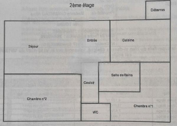 Appartement 3 pièces - 62 m² Exclusivité efficity