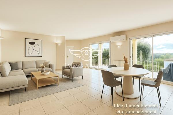 VILLA belles prestations 3chambres, T2 independant modulable, piscine, garage, calme