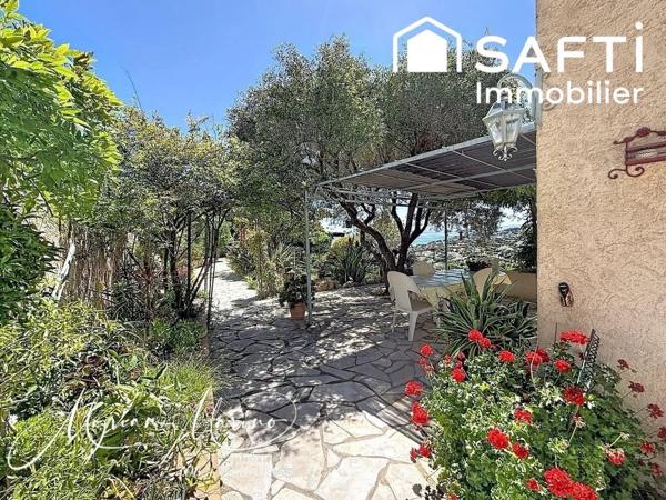 Vue mer - Villa 5 chambres, piscine et terrain de 1200m - Les Issambres