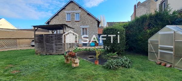 Meulière 4 pièces avec jardin, vue dégagée sur le canal.