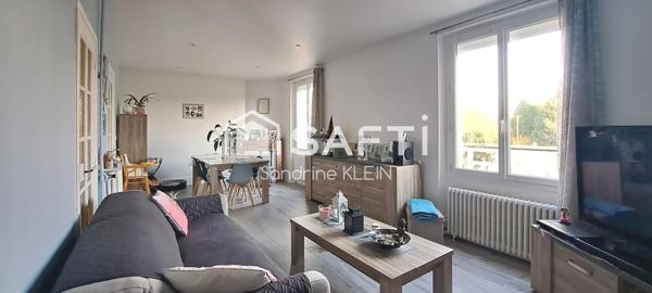 Meulière 4 pièces avec jardin, vue dégagée sur le canal.