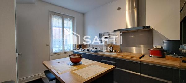 Meulière 4 pièces avec jardin, vue dégagée sur le canal.