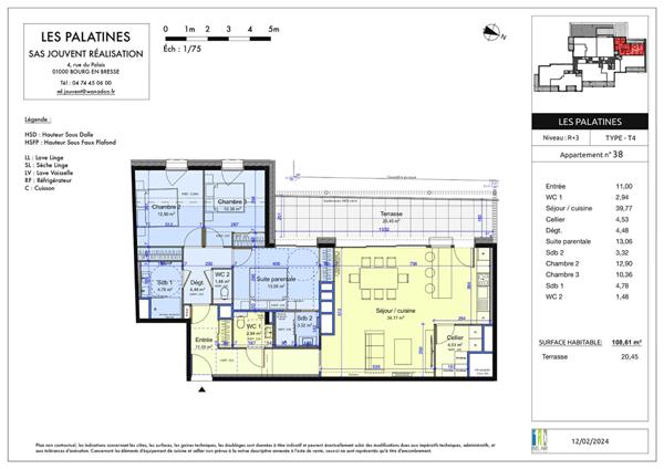 LES PALATINES centre Bourg-en-Bresse programme neuf